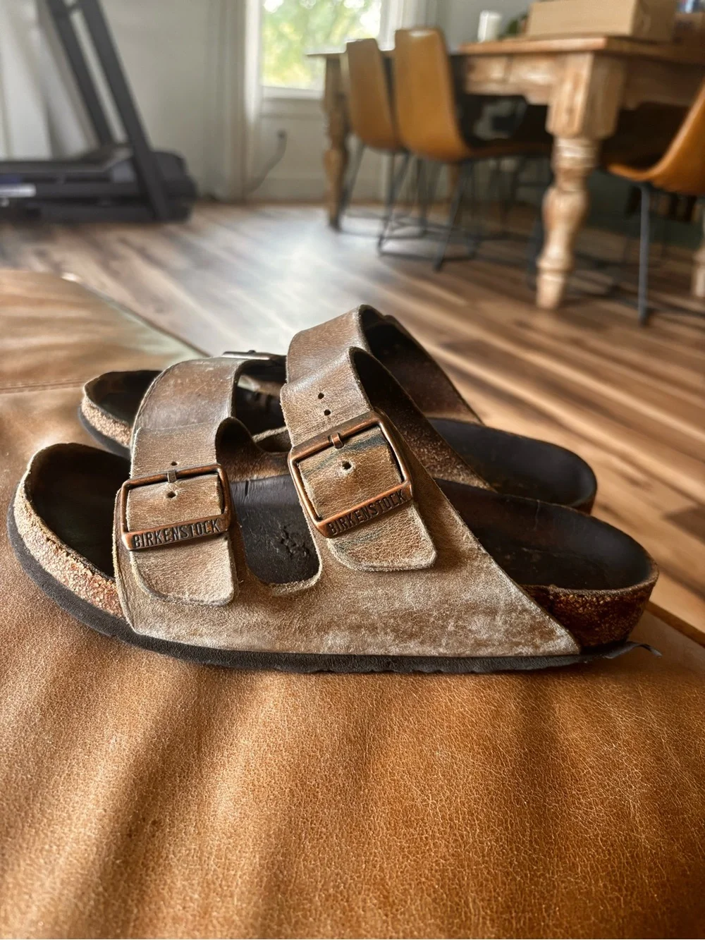 Birkenstock Arizona 37 Narrow Camel brown.